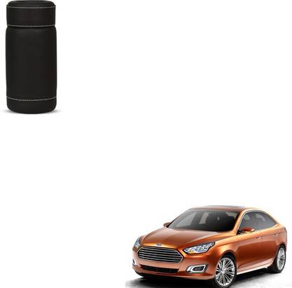 SEMAPHORE Car Tissue Tube PU Leather Round Tissues For Ford Escort Vehicle Tissue Dispenser