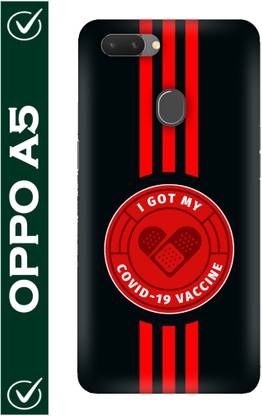 FULLYIDEA Back Cover for OPPO A5, OPPO CPH1809, OPPO CPH1851, CoronaVirus Pattern, Covid-19