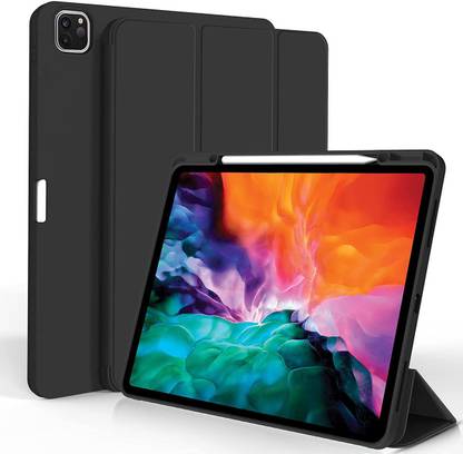 लिरामार्क बैक कवर Apple iPad Pro 12.9 inch 2021 5th Gen, Rebel Series, Pencil Holder के लिए
