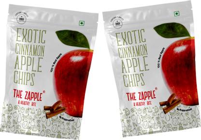 TheZapple The Zapple Exotic Not Fried Cinnamon Apple Chips Combo Pack (Pack of 2) Chips