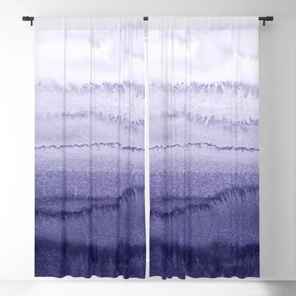 Pjdecor 153 cm (5 ft) Polyester, Silk Room Darkening Window Curtain (Pack Of 2)