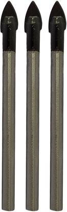 DUMDAAR Heavy duty 6mm Ceramic drill bit set 3pc for tiles and etc