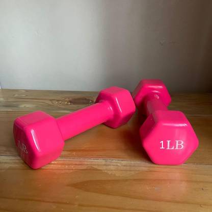 LCARNO dumbel 1kg pair for women Fixed Weight Dumbbell