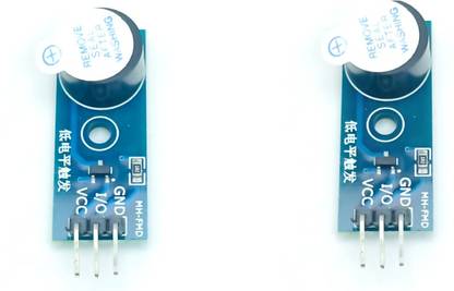 Mechanic37 Buzzer Module 5V Active Alarm ( Pack of 2) Arduino Compatible Electronic Components Electronic Hobby Kit