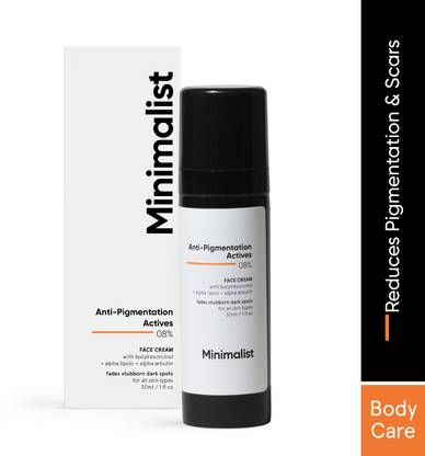Minimalist 8% Anti-Pigmentation Actives Cream For Dark spots & Blemishes