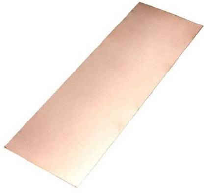 VITSZEE 99% Pure Copper Cu Metal Sheet Plate For Multipurpose Use (300 x 100 x 0.5)mm Shrinkwrap