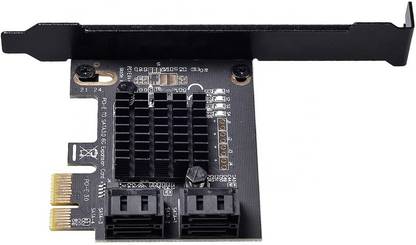 Tobo 6 Port SATA 3 PCI Express Expansion Card PCI-E SATA Controller PCIE 1X DDR2 1 GB NVIDIA Chipset 8 bit 60 MHz Graphics Card
