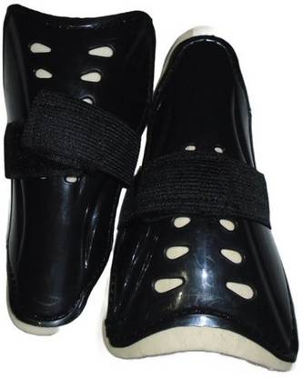 Garg Enterprises Football Leg Protection Pad, 6x3inch, Soft Foam-BLK Football Shin Guard