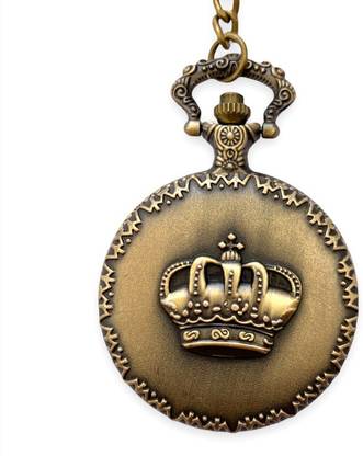 HMS Crown Gandhi/Pocket Watch Keychain/KeyRing Key Chain
