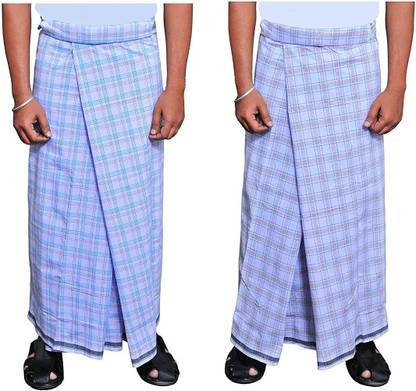 SBN Newlifestyle Checkered Blue Lungi