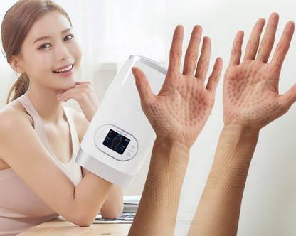 top health Electric Hand Massager with Air Pressure Heat Compression Shiatsu Finger Hand Massager Machine for Blood Circulation Arthritis Pain Relief Massager