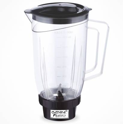 Gemini Unbreakable Juicer Jar for Mixer Grinder Transparent Plastic without filter Mixer Juicer Jar