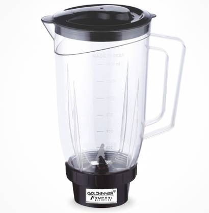 Goldwinner Unbreakable Juicer Jar for Mixer Grinder Transparent Plastic without filter Mixer Juicer Jar