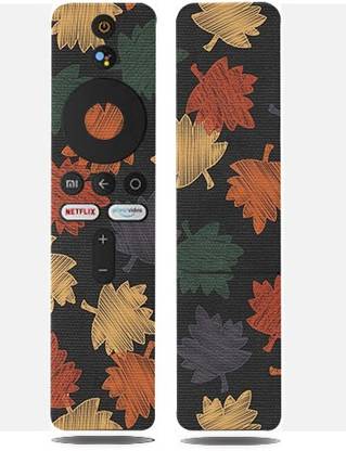 Mclaxa Leaf Art MI Remote Control Netfilx&Prime Video Button, Leaf Art Mobile Skin