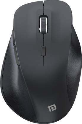 Portronics Toad 24, POR 1611 /Ergonomical,6 Button Design,Runs on 2 AA Battery,Upto 1600DPI Wireless Ambidextrous Optical Mouse