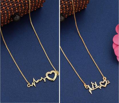 CHOPDA BUSSINESS HUB Gold-plated Alexandrite, Diamond Alloy, Brass Pendant Set