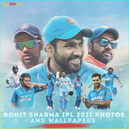 Rohit Sharma POSTER, Cricketer POSTER, Indian Cricketer Poster for Wall | A3 Posters for Room Photographic Print (12 X 18 inch, Rolled) Photographic Paper (12 inch X 18 inch) Photographic Paper