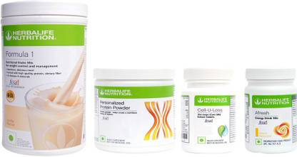 HERBALIFE Formula1 Shak Vanilla+ Protein 200G + Afresh LEMON+ Cell U Loss Protein Shake