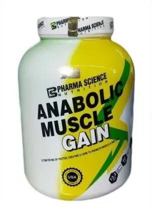 Pharma Science Anabolic Muscle Gainer 6lbs (Banana Flavor) 100% Satisfaction Weight Gainers/Mass Gainers