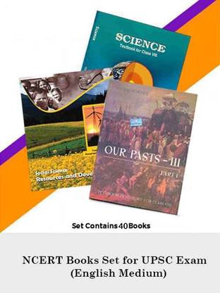 NCERT Books Set For UPSC Exam (English Medium)