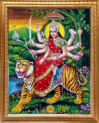 Shyam Framing Art Shri Arasuri Ambaji Mata Religious Frame