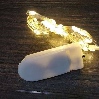 lil craftie 40 LEDs 3 m Yellow Steady String Rice Lights