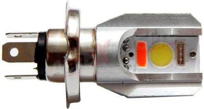 ALLEXTREME Motorcycle H4 LED Headlight Bulb Hi/Low Beam Blue Red Fixed and Strobe Explosion Flashing Light for Motorcycle, Motorbike, Moped, Scooter and ATV Headlight Motorbike, Car LED (12 V, 24 W)