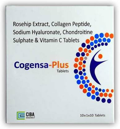 COGENSA PLUS ROSEHIP+COLLAGEN PEPTIDE+SODIUM HYALURONATE+CHONDROITIN+VITAMIN C (10x1x10)
