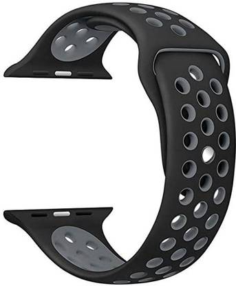 Gadgetzilla Soft Silicone Sport Wristband Compatible with Apple Watch band 42mm 44mm 44 mm Silicone Watch Strap