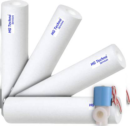 HG TECHNO SERVICES Combo of SLX SV & Pre Filter cartridge refill set of 04 nos Media Filter Cartridge