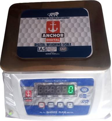 Anchor SRM Anchor 20kg X 1 gm table top weighing scale (White). Weighing Scale