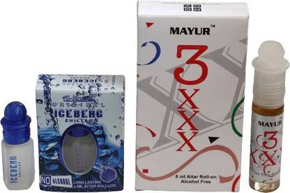 MAYUR XXX & Iceberg Roll-On Attar Herbal Attar