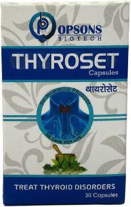 Opsons Biotech Thyroset Ayurvedic Thyroid Care Capsules