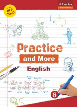 Practice and More Book 8 English (NEP 2020) | English Book For Class 8 | Ratna Sagar