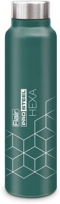 FLAIR Hexa Stainless Steel Green Color 1000 ml Bottle