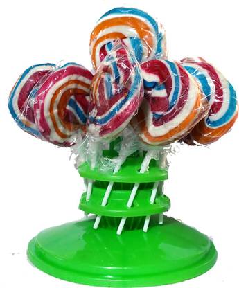 Veg E Wagon Red Mix Round Lollipop Red Lollipop