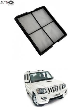 AUTOHOM Cabin (A.C.) filter for Mahindra Scorpio Crde New Model 2008-Now (Plastic Net) Car Cabin Filter