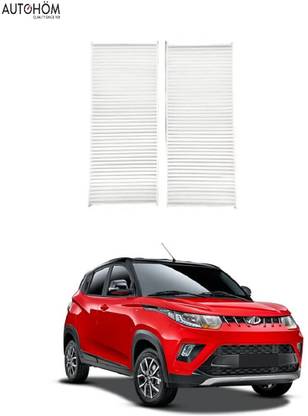 AUTOHOM Cabin (A.C.) filter for Mahindra KUV-100 (Set of 2 pcs) (Petrol & Diesel) Car Cabin Filter