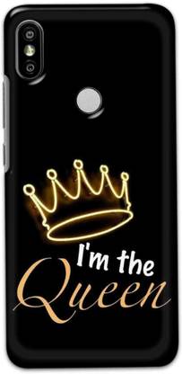 NDCOM Back Cover for Redmi Y2 I am the Queen Printed