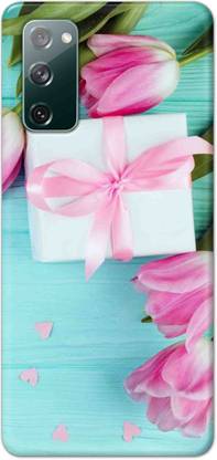 NDCOM Back Cover for Samsung Galaxy S20 FE 5G Pink Flowers Love Printed