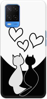 NDCOM Oppo A54 Cat Love Printed के लिए
