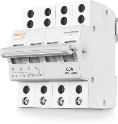 KOLORS Kwiktrip 32A, Four Pole, Changeover Switch 101145 MCB