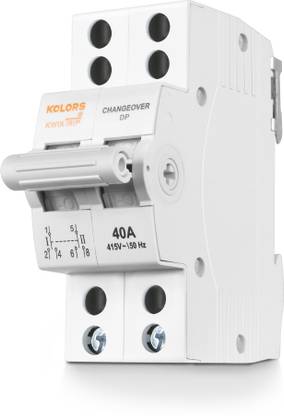 KOLORS Kwiktrip 32A, Double Pole, Changeover Switch 101135 MCB