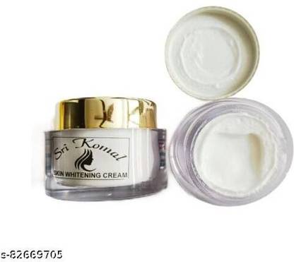 SRI KOMAL Skin Whitening Cream - (W) - Night Cream for Face Glow 30 Gm