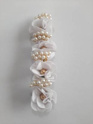 ZENCY B-68 WHITE KHUSI FLOWER Bun