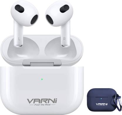 Varni AirGo Plus 15Hrs Total Playtime, Touch Control TWS, 30Min Fast Charging Bluetooth