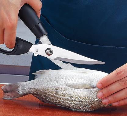 JMALL Fish Chicken Mutton Meat And Bone Cutting Multipurpose Knife Stainless Steel All-Purpose Scissor