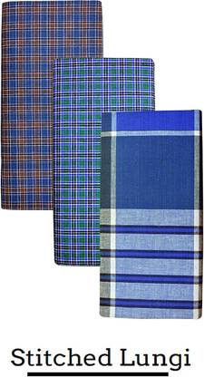 New Ladies Zone Checkered Brown Lungi