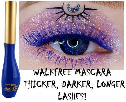 GFSU New Blue Mascara Waterproof Natural Colored 10 ml
