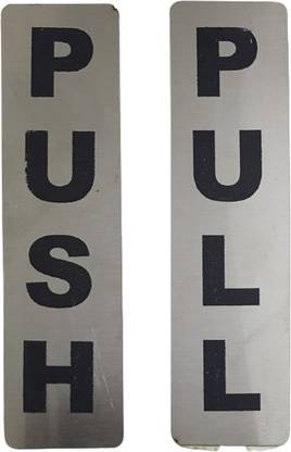 S Mark 65465465 Push Pull Metal Stainless Steel Self Attached | Pack Of 1 | ( Push Pull ) Massager